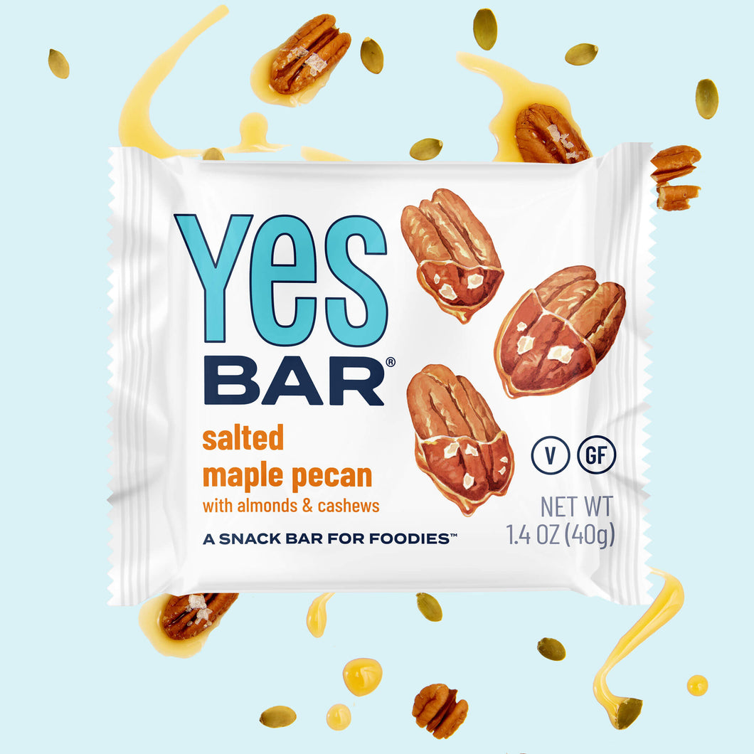 YES BAR® Salted Maple Pecan Pack - 6 Packs