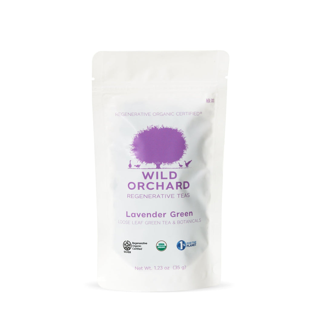 Wild Orchard Tea Lavender Green - Loose Leaf - 500 gram bag