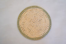 Load image into Gallery viewer, 2nd Story Goods - 2nd Story Goods Round 8 inch Trivet with Sage Trim - | Delivery near me in ... Farm2Me #url#
