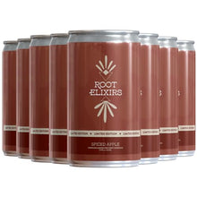 Load image into Gallery viewer, Root Elixirs Sparkling Spiced Apple Premium Cocktail Mixer *Limited-edition- 8 Cans 7.5 oz
