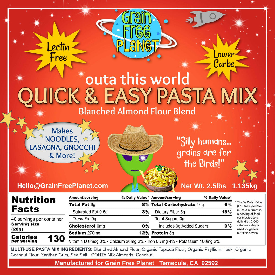 Grain Free Planet Keto Multi-Use Pasta Noodle Mix