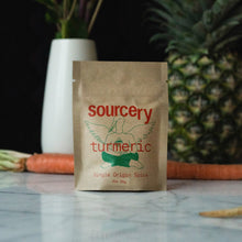 Load image into Gallery viewer, Sourcery Turmeric Bags - 6 Bags x 1 Case
