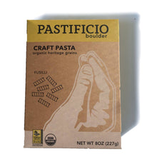 Load image into Gallery viewer, Pastificio Boulder FUSILLI - Heritage and ancient wheat pasta - 12 boxes x 8oz
