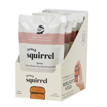 Load image into Gallery viewer, French Squirrel Almond Butter Chocolate Berets (2-Pack) - 6-Pouches x 2-Packs
