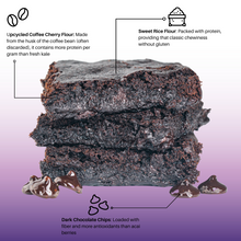 Load image into Gallery viewer, Bake Me Healthy Dark Chocolate Fudgy Brownie Mix - Vegan, Gluten-Free, Top 9 Allergen-Free, Sustainable
