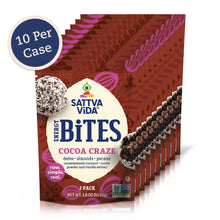 Load image into Gallery viewer, Sattva Vida Cocoa Craze Energy Bites Packs - 2 pieces x 10 packs
