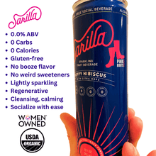 Load image into Gallery viewer, Sarilla Hoppy Hibiscus Alcohol-Free Spritzer - 12 Cans
