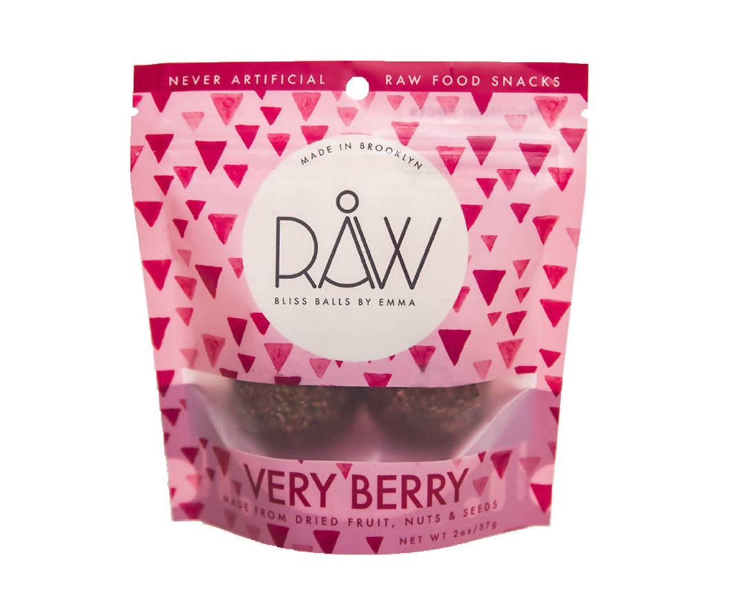 Very Berry RAW Bliss Balls - 20 x 1 bag (2 oz)