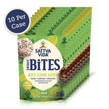 Load image into Gallery viewer, Sattva Vida Key Lime Love Energy Bites Packs - 2 pieces x 10 packs
