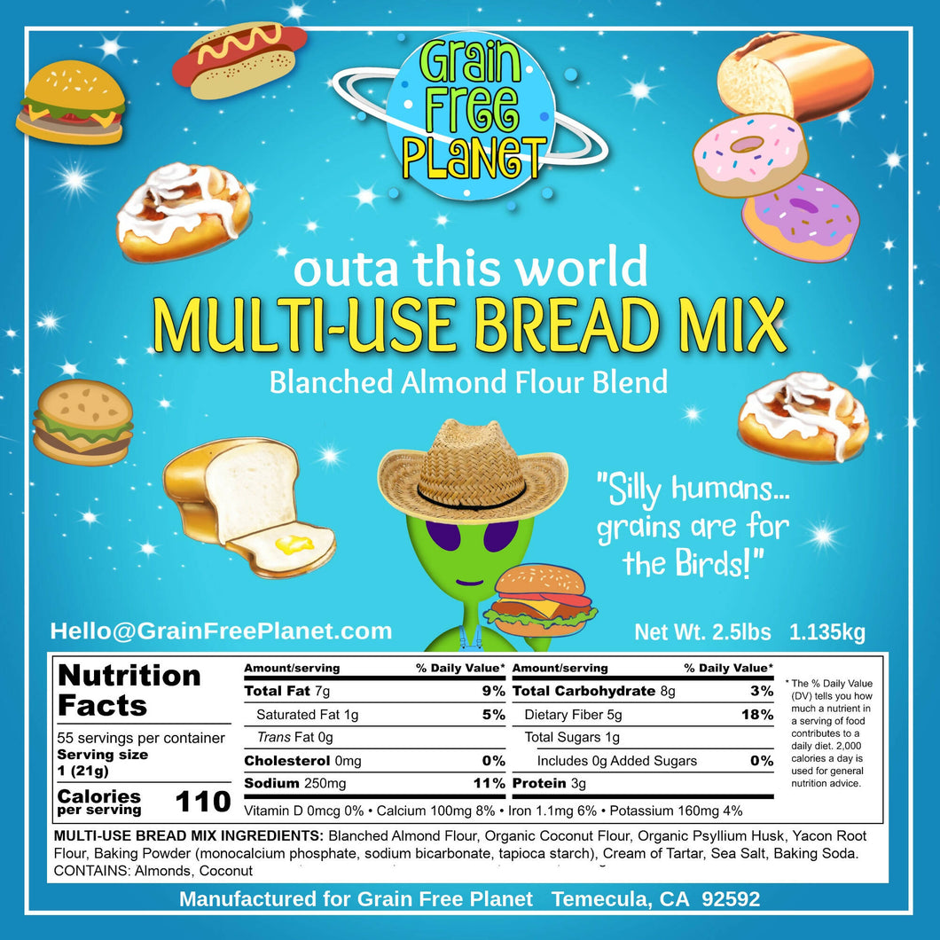 Grain Free Planet Keto Multi-Use Bread Mix