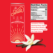 Load image into Gallery viewer, Sarilla Organic Antioxidant Rooibos Vanilla Spritzer - 12 Cans
