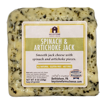 Load image into Gallery viewer, Keystone Cheese Spinach and Artichoke Jack
