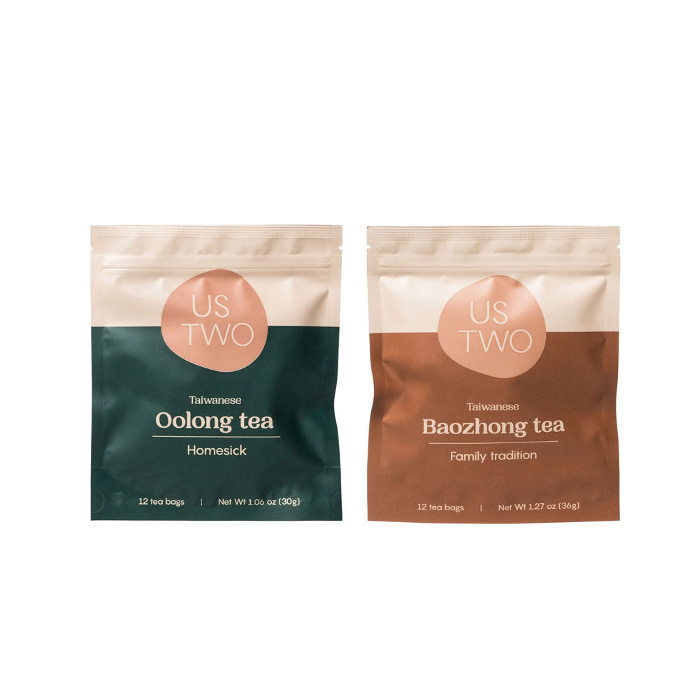 Us Two Tea The Classic: Oolong Tea and BaoZhong Tea