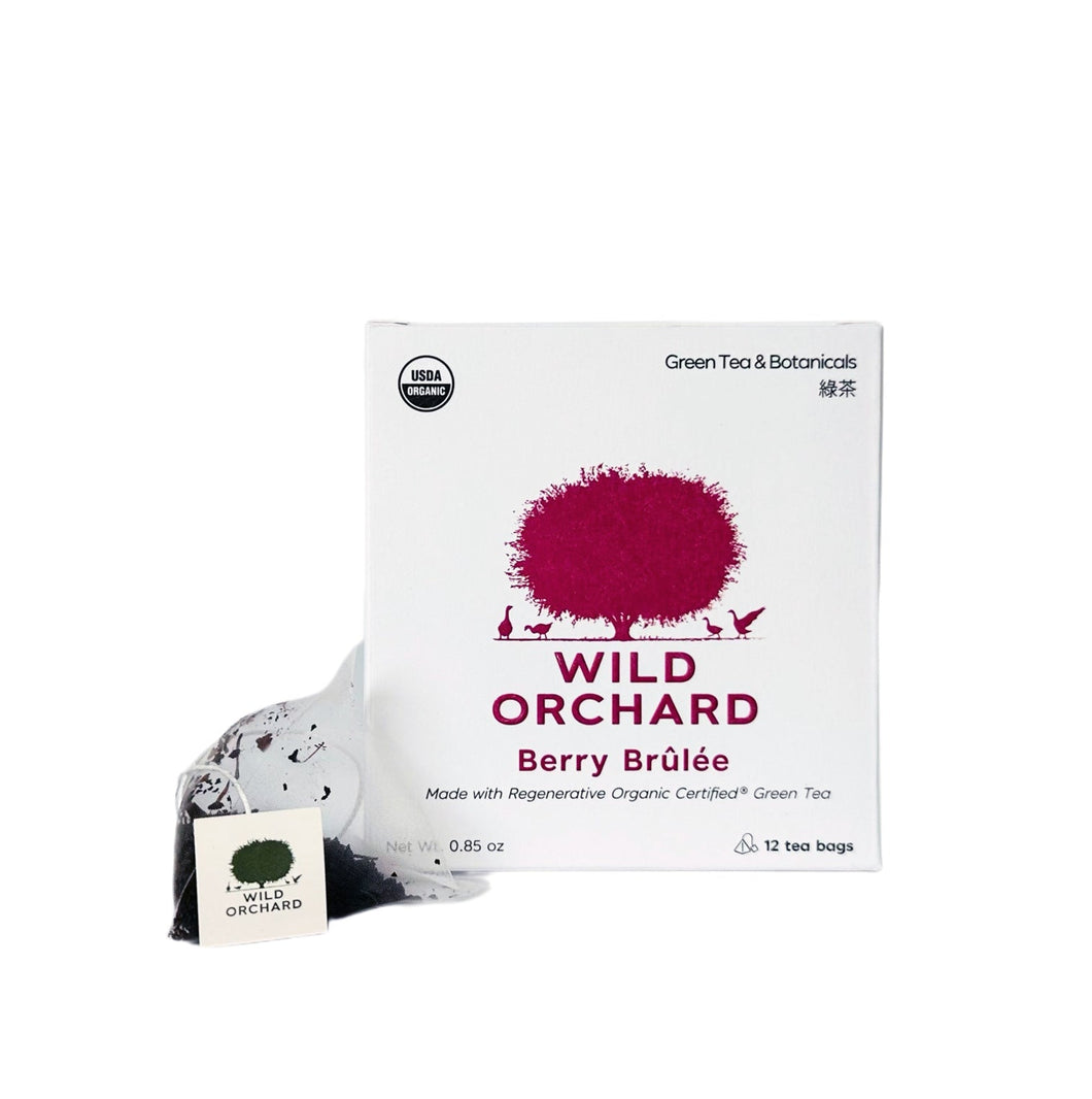 Wild Orchard Tea Berry Brûlée - Tea Bag Box - 6 Boxes