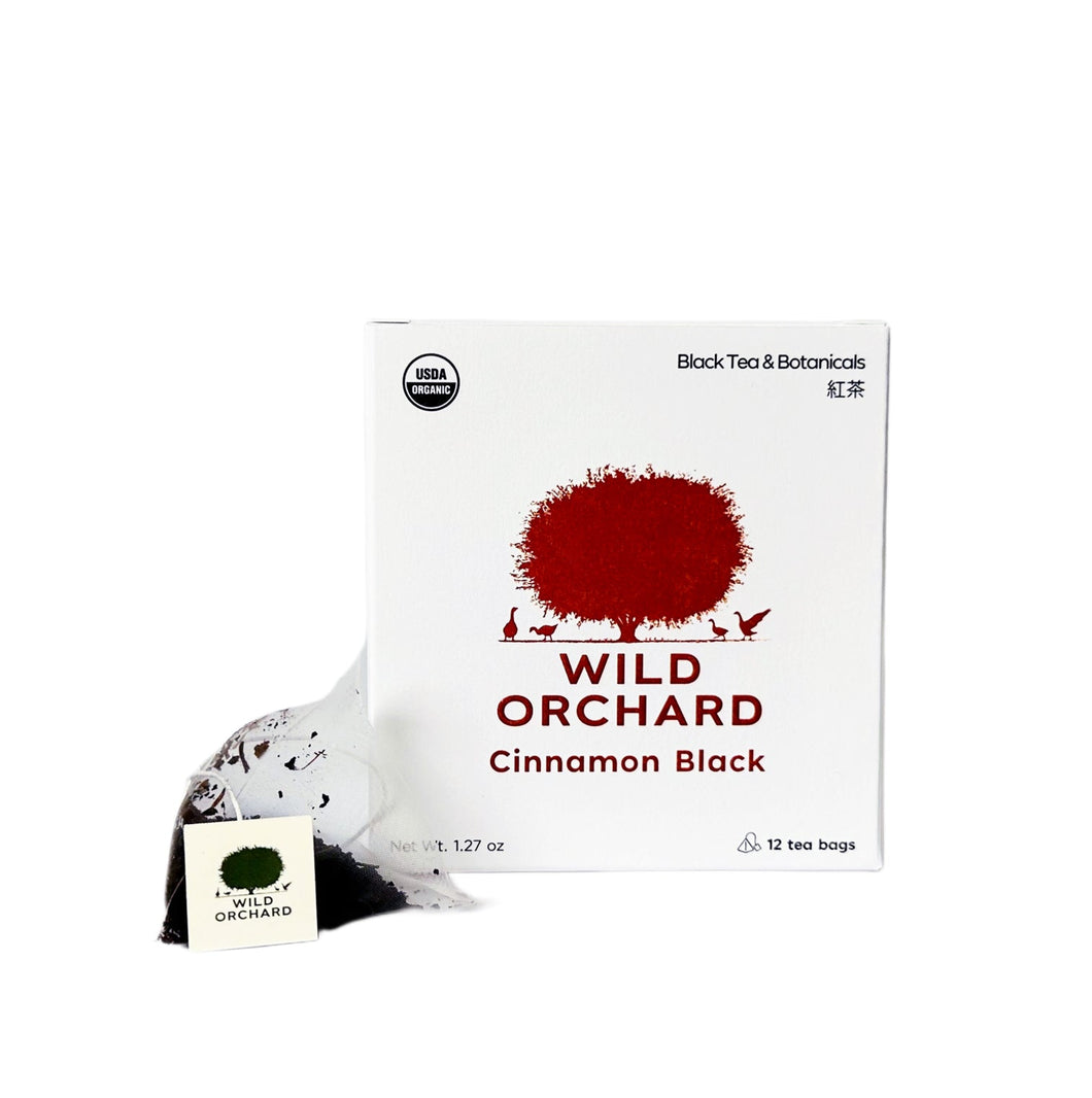 Wild Orchard Tea Cinnamon Black - Tea Bags Box - 6 Boxes