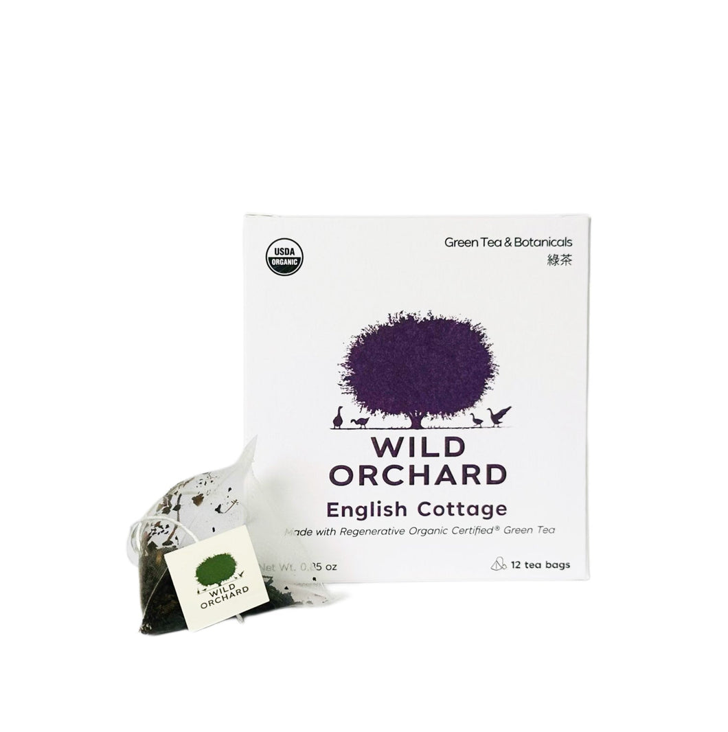 Wild Orchard Tea English Cottage - Tea Bags Box - 6 Voxes