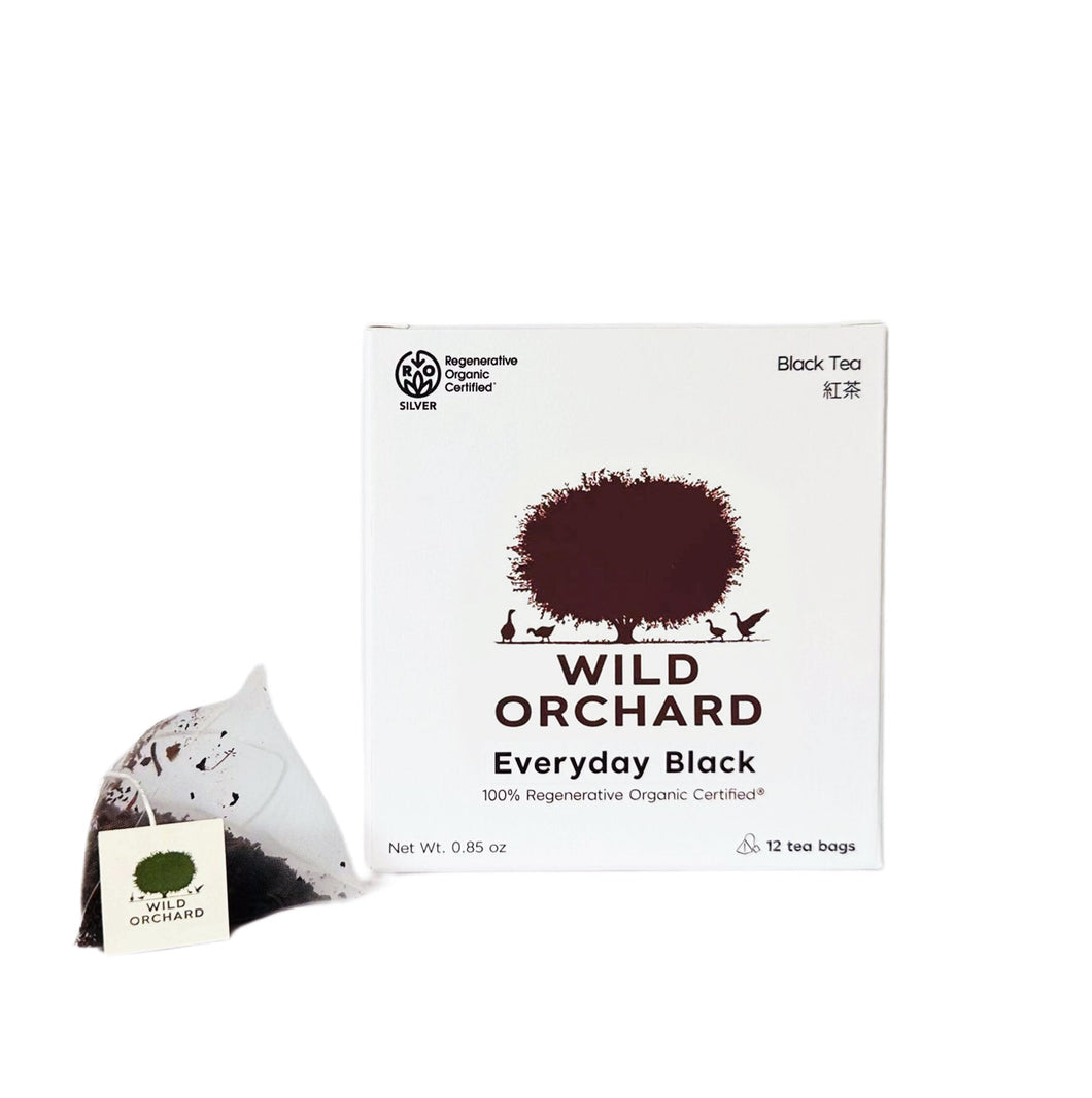 Wild Orchard Tea Everyday Black - Tea Bags Box - 6 Boxes