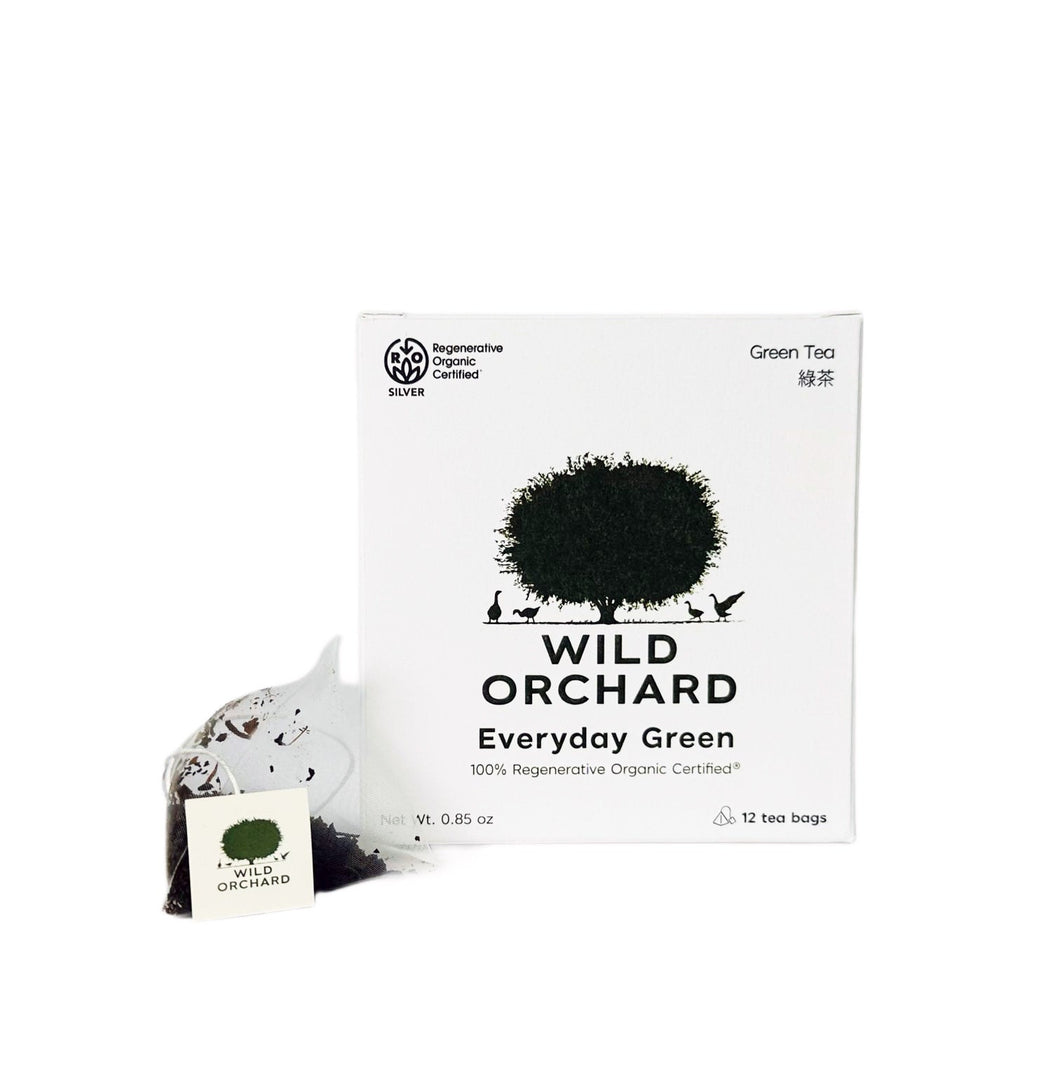 Wild Orchard Tea Everyday Green - Tea Bags Box - 6 Boxes
