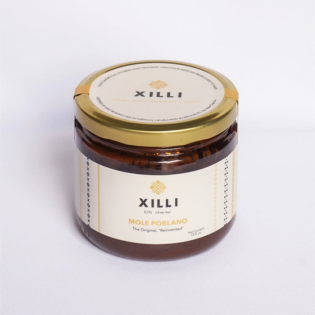 Xilli Mole Poblano Case - 12 Jars x 10 oz