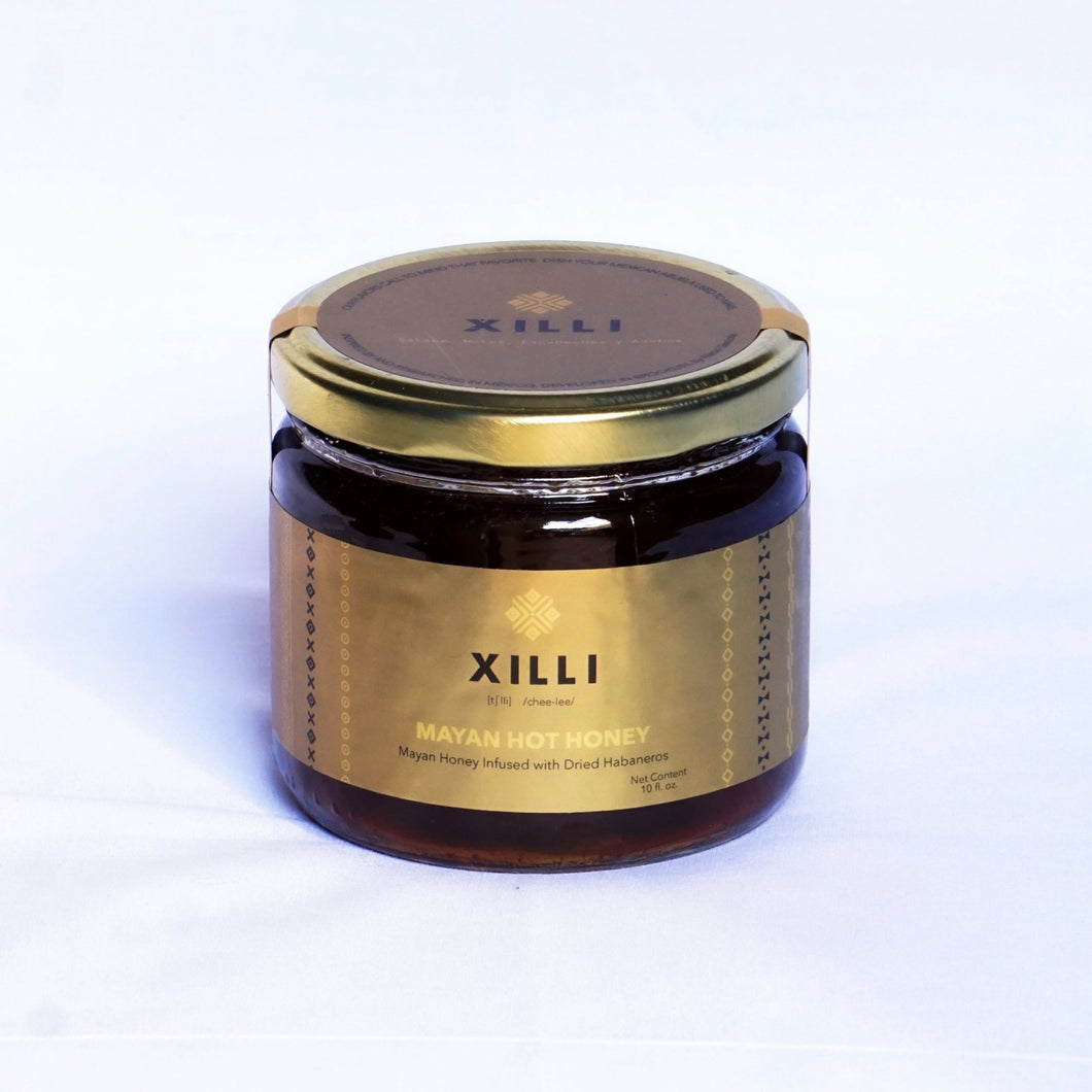 Xilli Mayan Hot Honey Case - 12 Jars x 10 oz