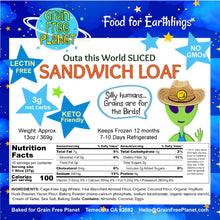 Load image into Gallery viewer, Grain Free Planet Keto Sliced Sandwich Loaf Case
