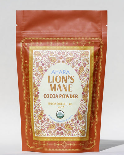 Ahara Mushrooms - Ahara Mushrooms Lions Mane Cocoa - 10 bags - Tea & Infusions | Delivery near me in ... Farm2Me #url#