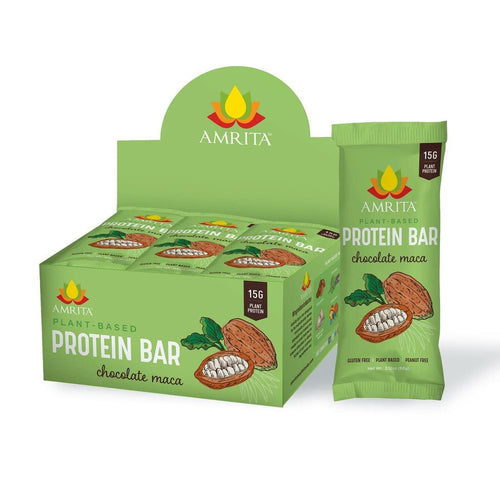 Amrita Health Foods - Amrita Bars Amrita Protein Chocolate Maca Nutrition Bar - 36 bars x 2.12 oz - pantry | Delivery near me in ... Farm2Me #url#