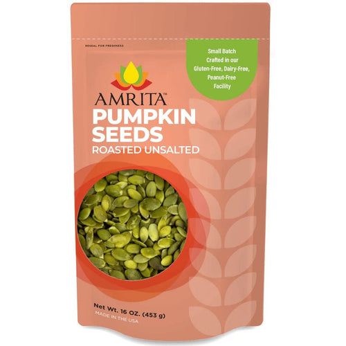 Amrita Health Foods - Amrita Bars Pumpkin Seeds (Roasted and Unsalted) - 10 x 1 LB Bags - pantry | Delivery near me in ... Farm2Me #url#
