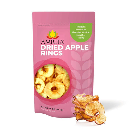 Amrita Health Foods - Dried Apple Rings (Unsulfured) - 8oz - pantry | Delivery near me in ... Farm2Me #url#