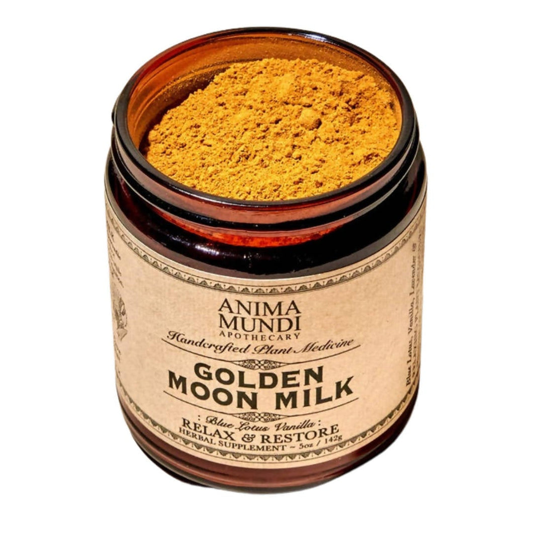 GOLDEN MOON MILK : Blue Lotus Vanilla, Organic - 4-Jars Pack - Anima Mundi Herbals | Farm2Me Wholesale