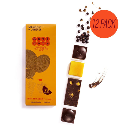 Antidote Chocolate - Antidote Chocolate HYBRIS: MANGO + JUNIPER Cases - 3 cases x 12 bars - Chocolate Bars | Delivery near me in ... Farm2Me #url#