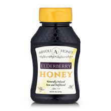 Load image into Gallery viewer, Arvoli Honey - Arvoli Honey Elderberry Infused Honey Bottle - 8oz - Honey | Delivery near me in ... Farm2Me #url#

