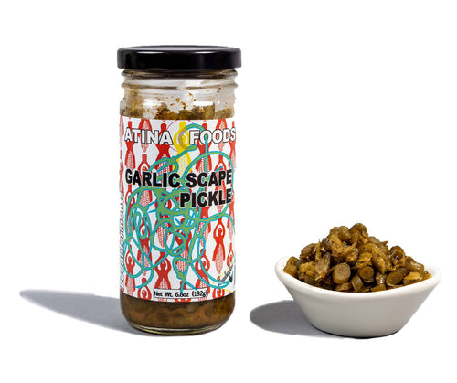 Atina Foods - Garlic Scape Pickles - 12 Jars x 8oz - Condiments & Sauces | Delivery near me in ... Farm2Me #url#