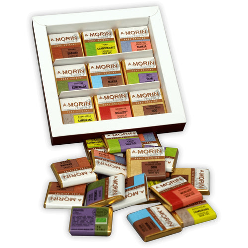 Bar & Cocoa - A. Morin Dark Chocolate Tasting Box (27 pieces) by Bar & Cocoa - | Delivery near me in ... Farm2Me #url#