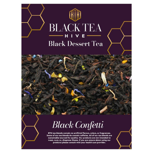 Black Tea Hive Co - Black Confetti Tea (Loose Leaf) - 6 Bags x 2oz - Tea & Infusions | Delivery near me in ... Farm2Me #url#