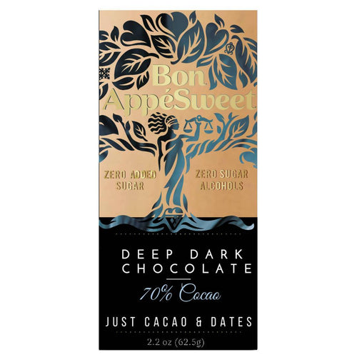 Bon AppeSweet - Date-Sweetened Deep Dark Chocolate Bars - 12 x 2.2 oz - Snacks | Delivery near me in ... Farm2Me #url#