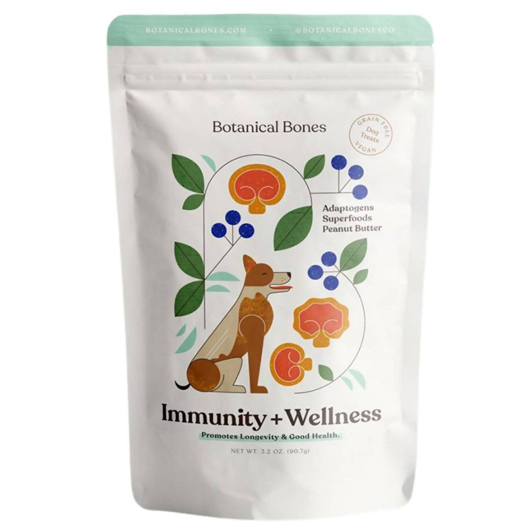 Botanical Bones - Immunity + Wellness Dog Treat Pouches - 4 x 3.2oz - Pet & Other | Delivery near me in ... Farm2Me #url#