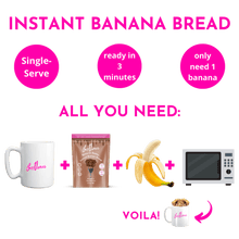 Load image into Gallery viewer, Buy Go Bananas LLC - Go Nanas Brownie Batter Instant Banana Bread Packets - 6-pack x Single Serve - Pantry - Farm2Me - carro-6361202 - -
