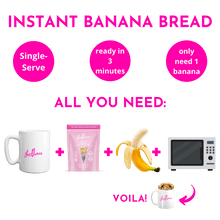 Load image into Gallery viewer, Buy Go Bananas LLC - Original Instant Banana Bread Packets - 6-Packets x Single Serving - Pantry - Farm2Me - carro-6361204 - -
