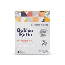 Load image into Gallery viewer, Chai Spiced Gold Coffee Pouches
