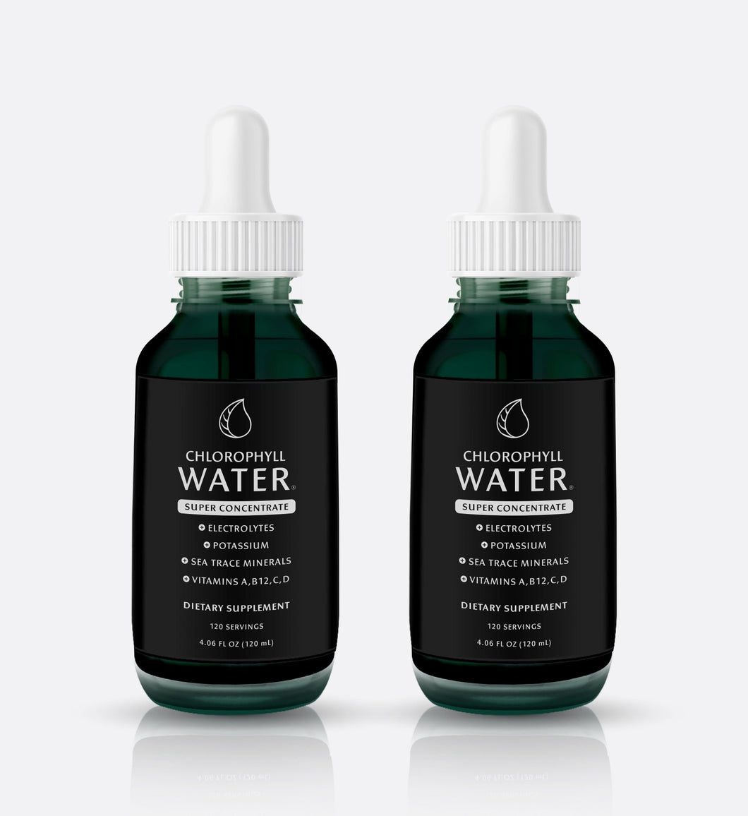 Chlorophyll Water - 2 Pack: Chlorophyll Water Drops: SUPER CONCENTRATE Liquid Chlorophyll (240 Servings) with Electrolytes and Vitamins by Chlorophyll Water - | Delivery near me in ... Farm2Me #url#