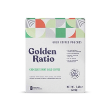 Load image into Gallery viewer, Chocolate Mint Gold Coffee Pouches
