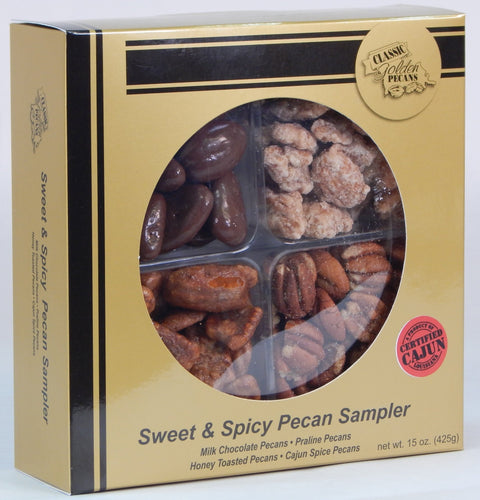 Classic Golden Pecans - Sweet and Spicy Pecan Sampler by Classic Golden Pecans - | Delivery near me in ... Farm2Me #url#