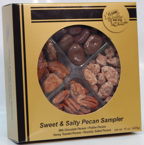 Classic Golden Pecans - Sweet & Salty Pecan Sampler by Classic Golden Pecans - | Delivery near me in ... Farm2Me #url#