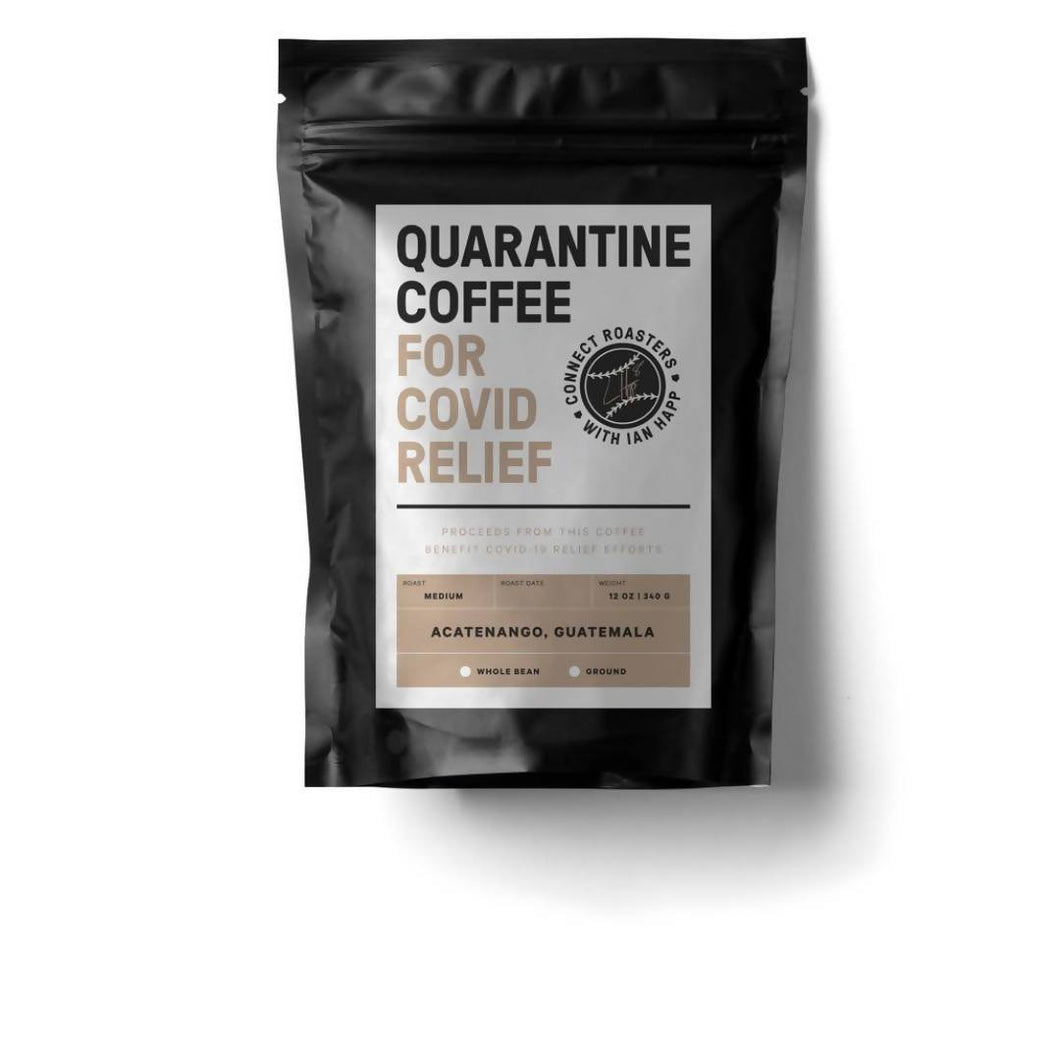 Quarantine Coffee Beans (Medium Roast) Bags - 12 x 12 oz