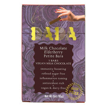 Load image into Gallery viewer, DADA Daily - Milk Chocolate Elderberry Petite Bar Pouches - 8 x 3oz - Snacks | Delivery near me in ... Farm2Me #url#
