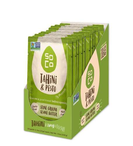 eatsoco - Squeeze Packs: Tahini & Pesto (box of 10) by eatsoco - | Delivery near me in ... Farm2Me #url#