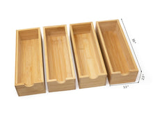 Load image into Gallery viewer, ecozoi - Bamboo Organizing Trays - Set of 4 by ecozoi - | Delivery near me in ... Farm2Me #url#
