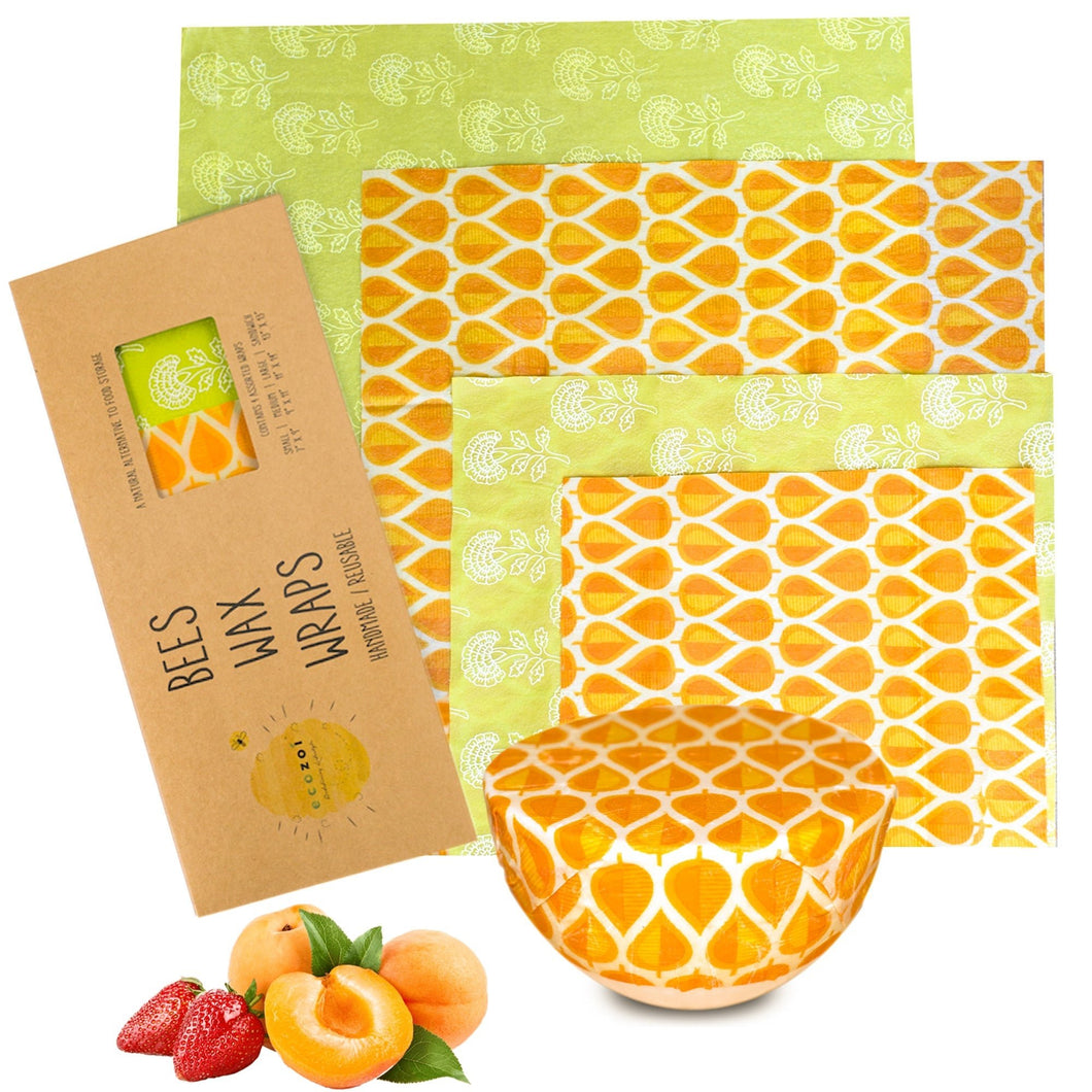 ecozoi - BeesWax Food Wraps, Reusable 4 Pack by ecozoi - | Delivery near me in ... Farm2Me #url#