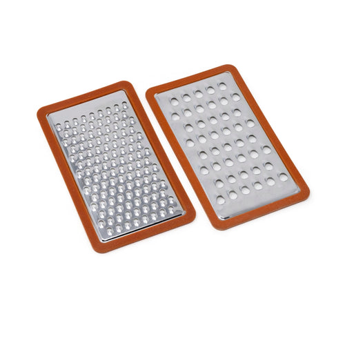 ecozoi - ecozoi Stainless Steel Graters or Shredders, 2 Pack for 4 Tray Bamboo Cutting Board - | Delivery near me in ... Farm2Me #url#